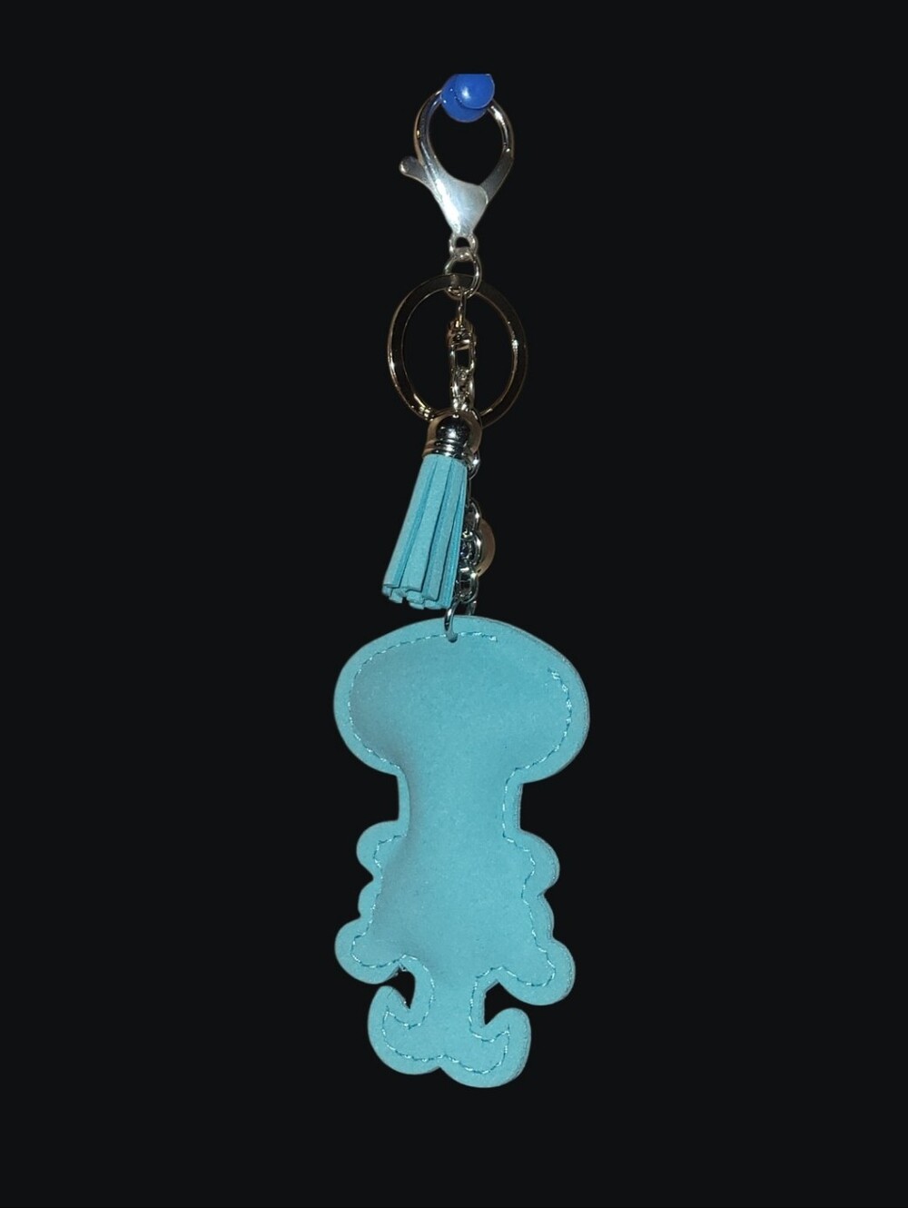 Squidward Rhinstone Bag Charm/Keychain - Picture 2 of 2